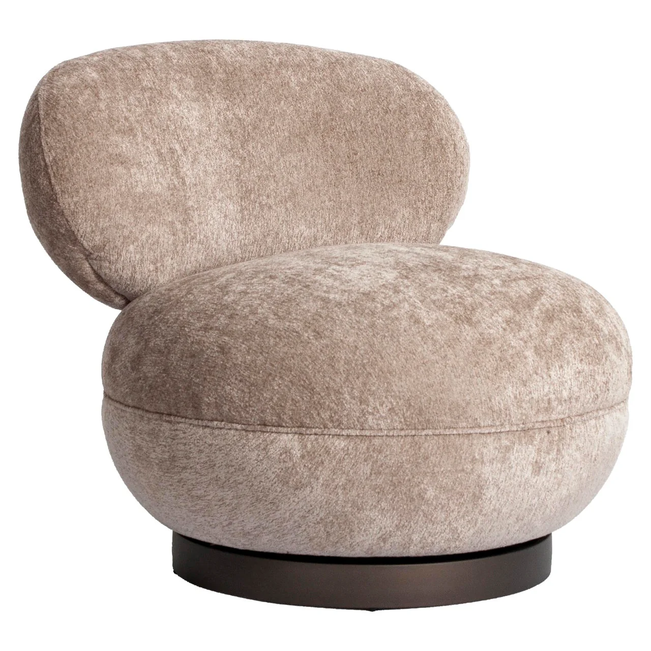 Richmond Interiors Jace Swivel Lounge Chair – Be Easy Sand - Image 2