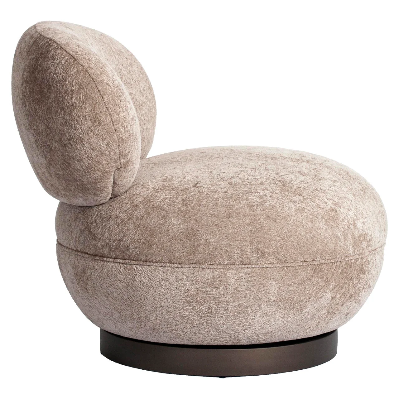 Richmond Interiors Jace Swivel Lounge Chair – Be Easy Sand - Image 3