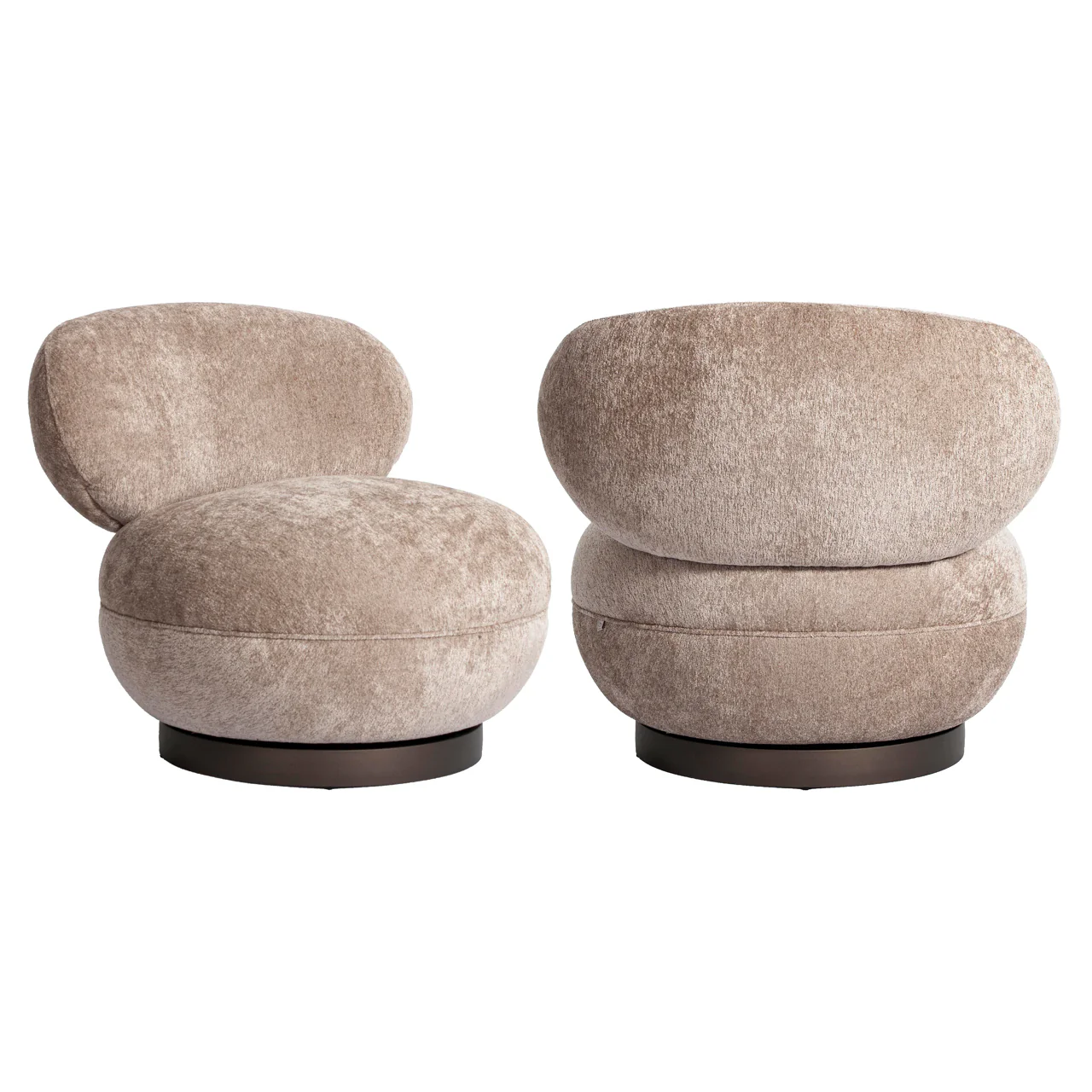 Richmond Interiors Jace Swivel Lounge Chair – Be Easy Sand - Image 5