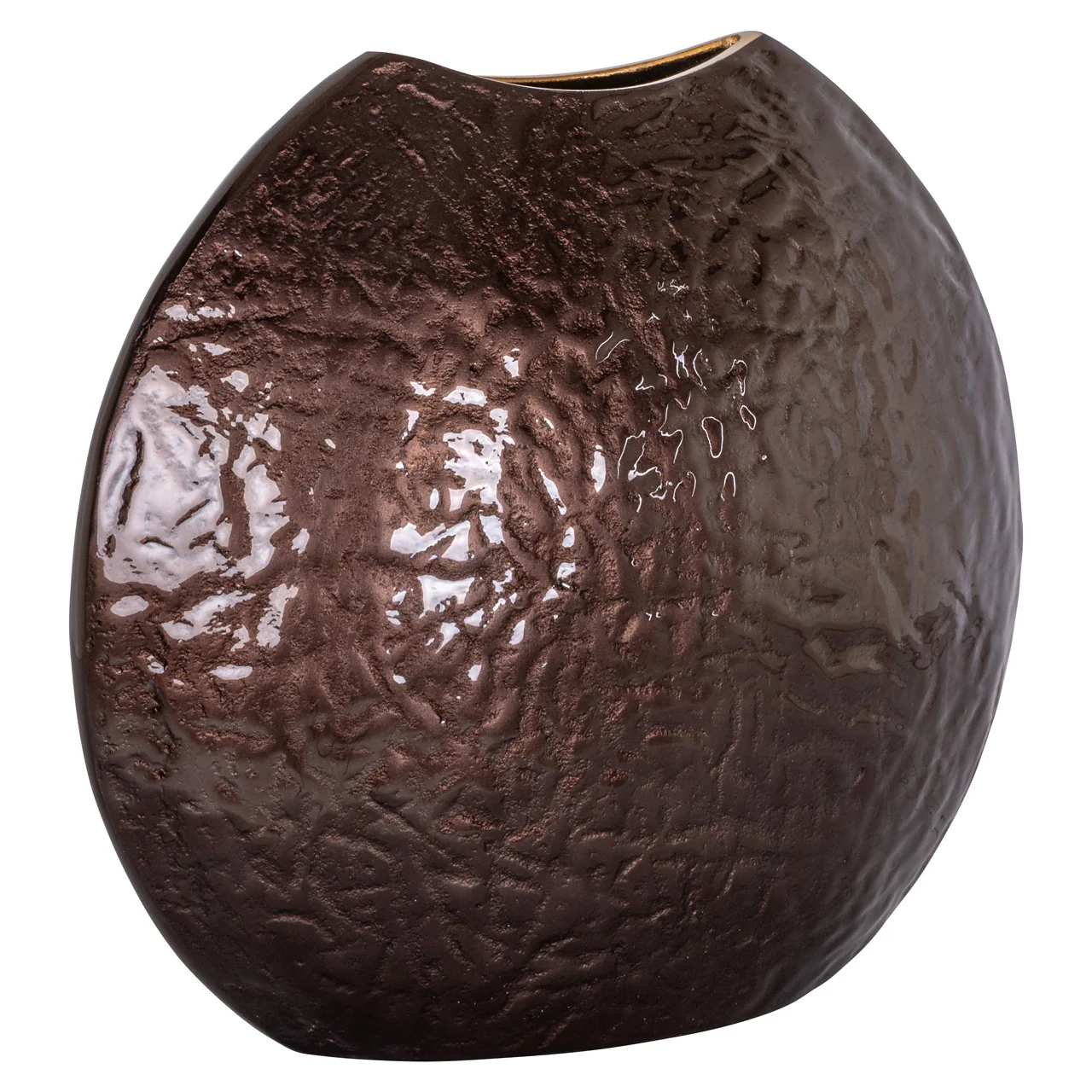 Richmond Interiors Jony Vase - Dark Brown - Image 2