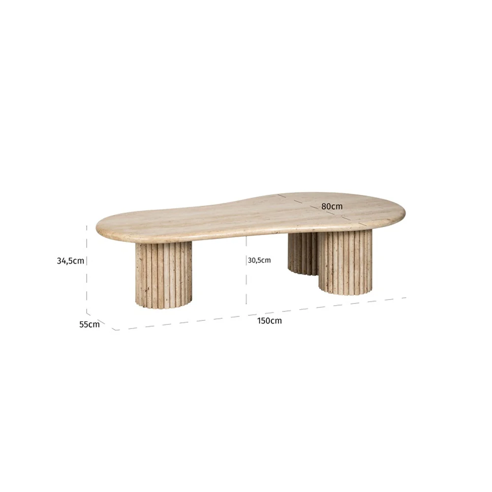 Richmond Interiors La Cantera Organic Coffee Table - Image 5