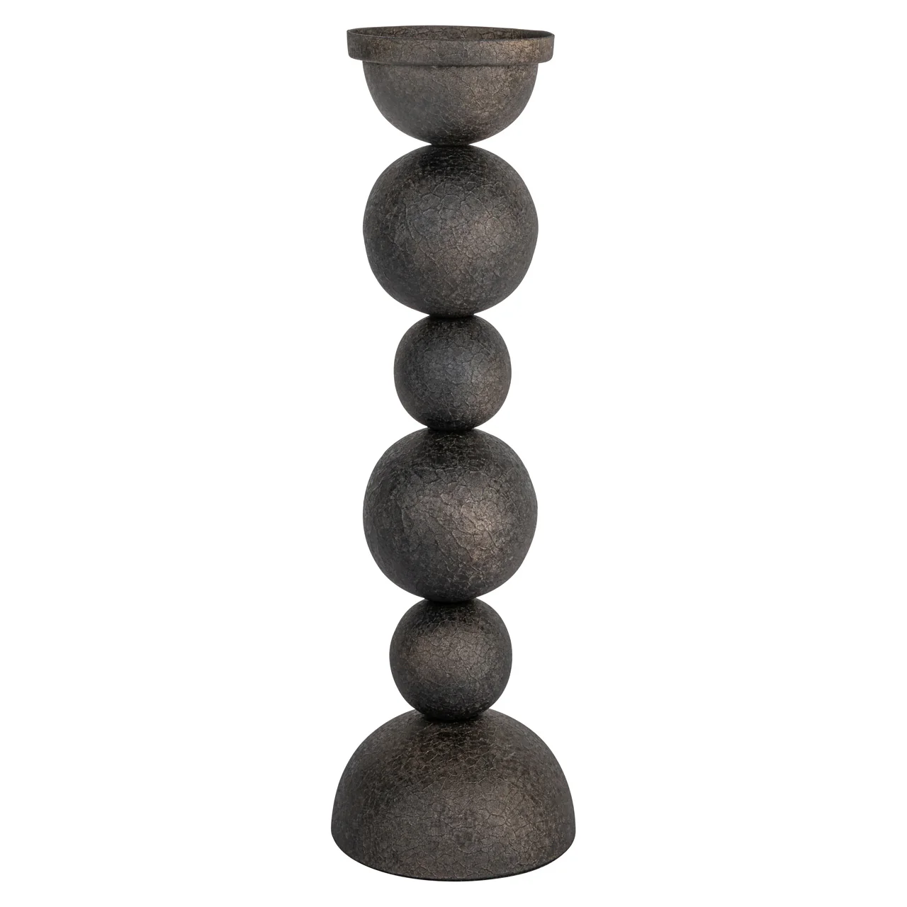 Richmond Interiors Large Jersey Candle Holder – Antique Brass