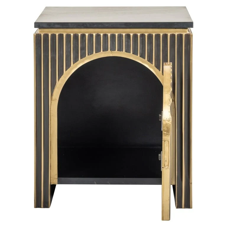 Richmond Interiors Les Arcs Bedside Table - Image 6