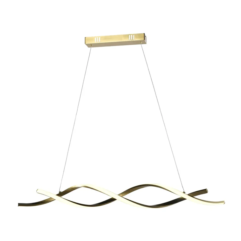 Richmond Interiors Lorine Chandelier – Brushed Gold