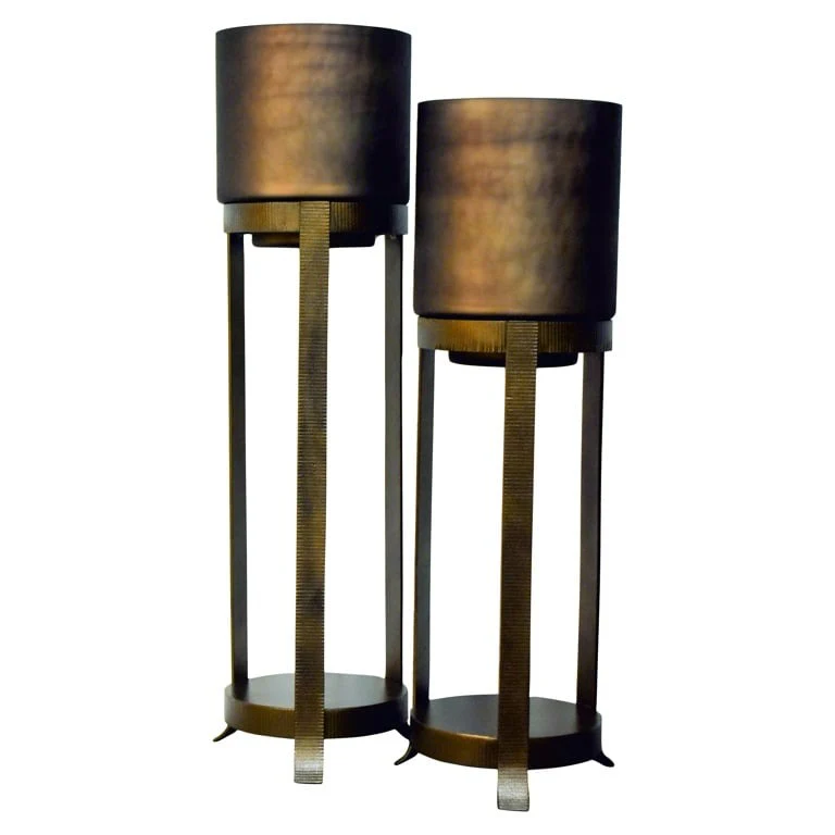 Richmond Interiors Mione Hurricane Lamp – Large - Image 2