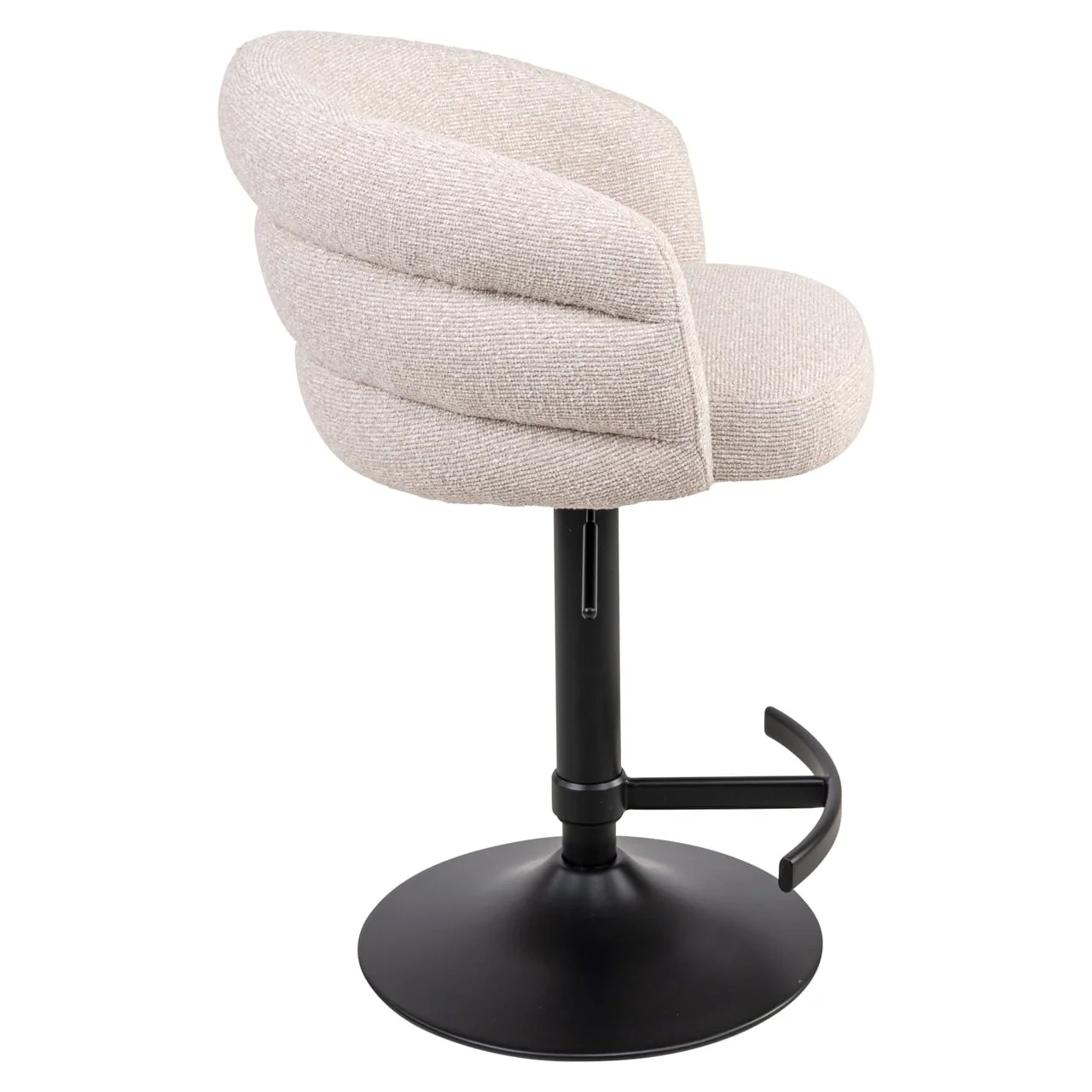 Richmond Interiors Nikki Swivel Bar Stool – Biscotti Chenille - Image 6