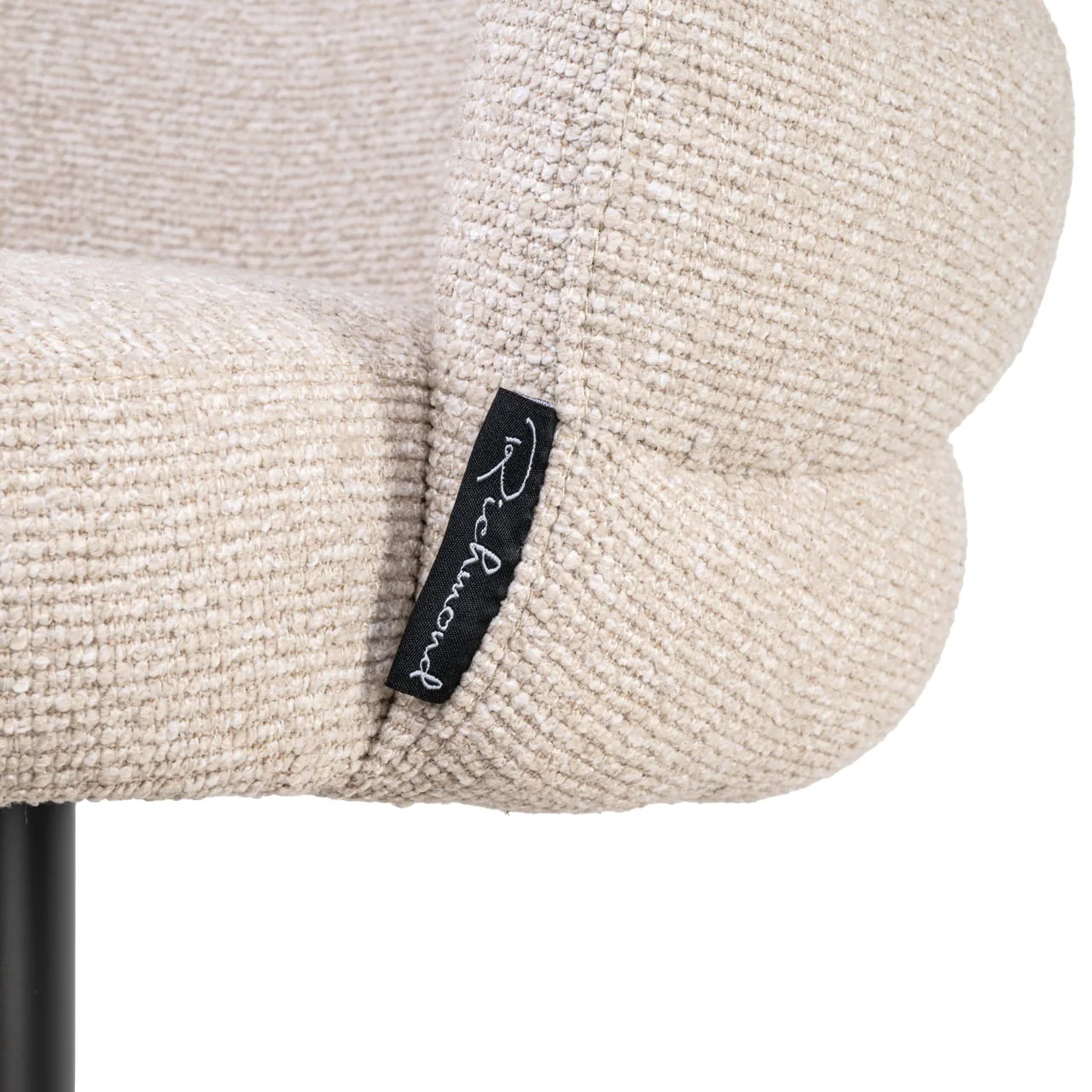 Richmond Interiors Nikki Swivel Bar Stool – Biscotti Chenille - Image 9