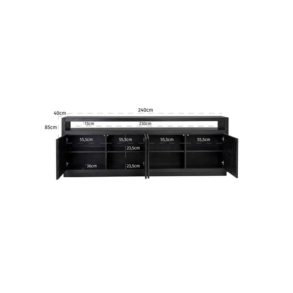 Richmond Interiors Oakura Sideboard – 4 Doors - Image 5