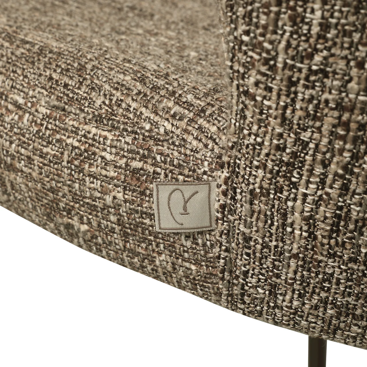 Richmond Interiors Odarby Counter Stool – Brown Tweed - Image 6