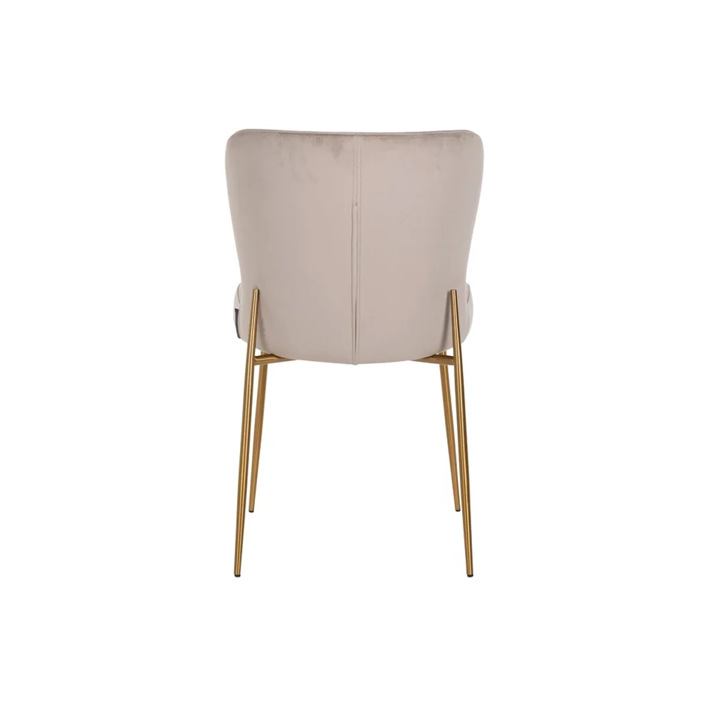 Richmond Interiors Odessa Chair in Khaki Velvet - Image 4