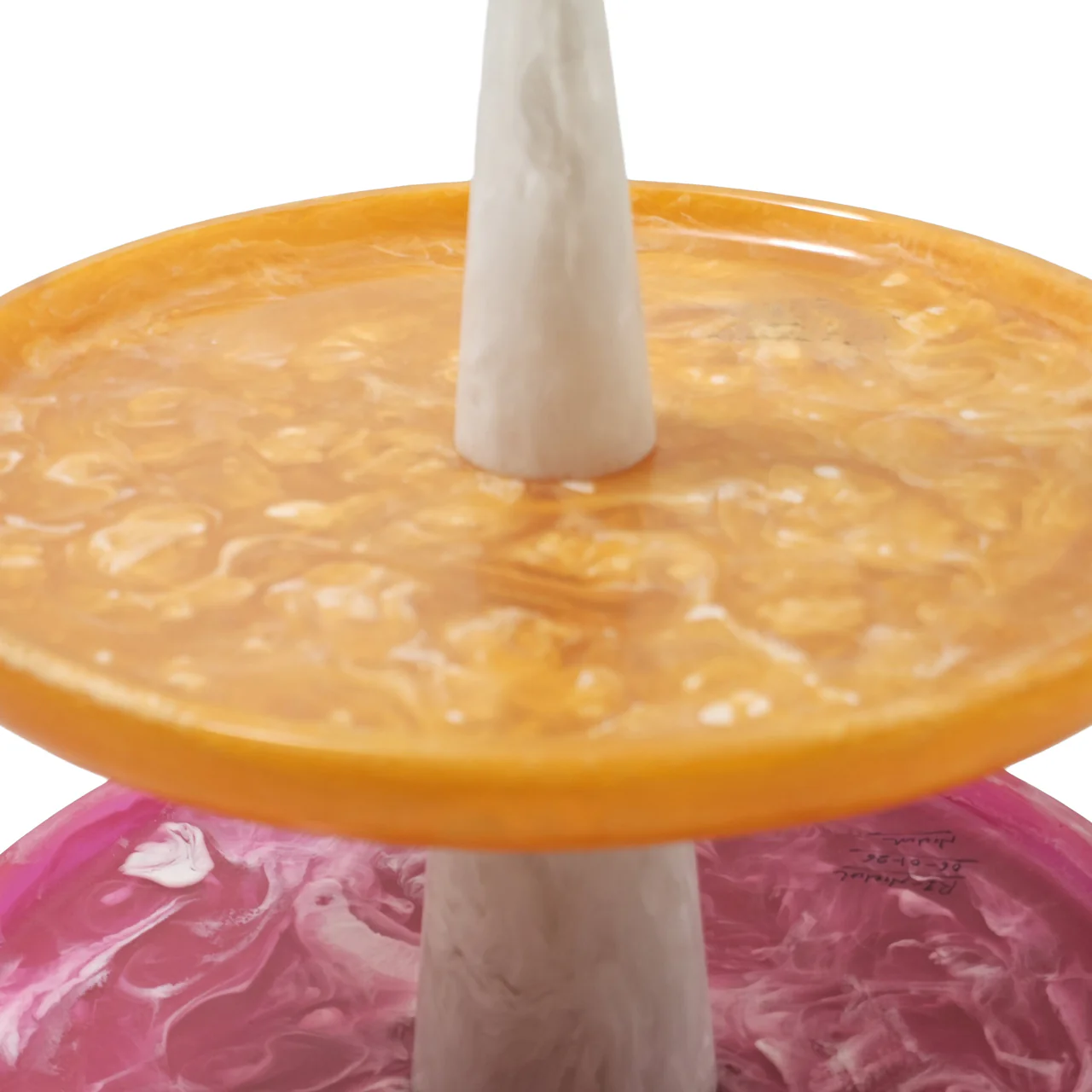 Richmond Interiors Posy Cake Plate – Pink/Orange - Image 3