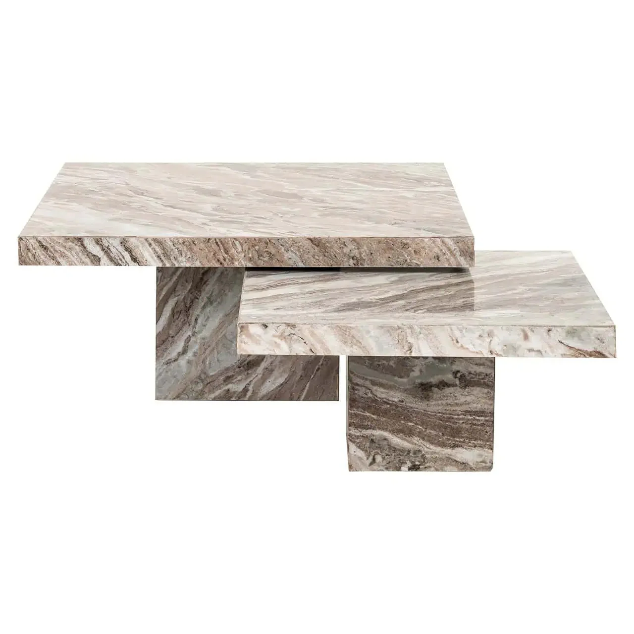 Richmond Interiors Rashford Coffee Table – Set of 2 - Image 3