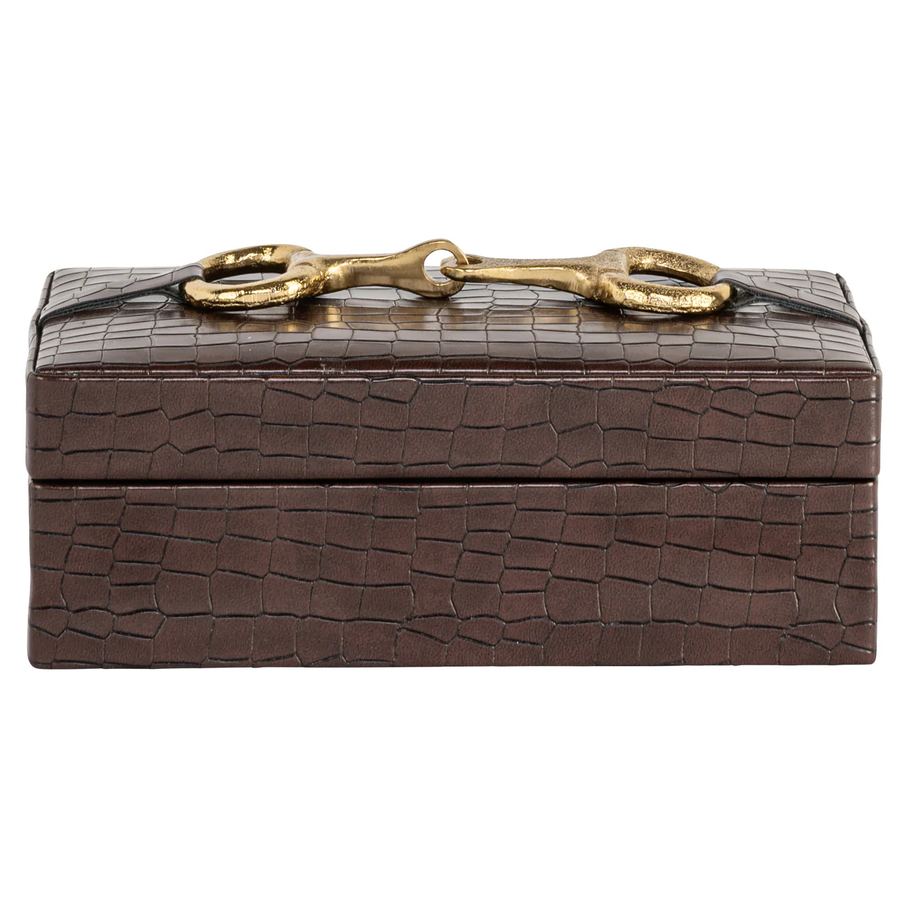 Richmond Interiors Rex Storage Box – Dark Brown – Set of 2 - Image 8