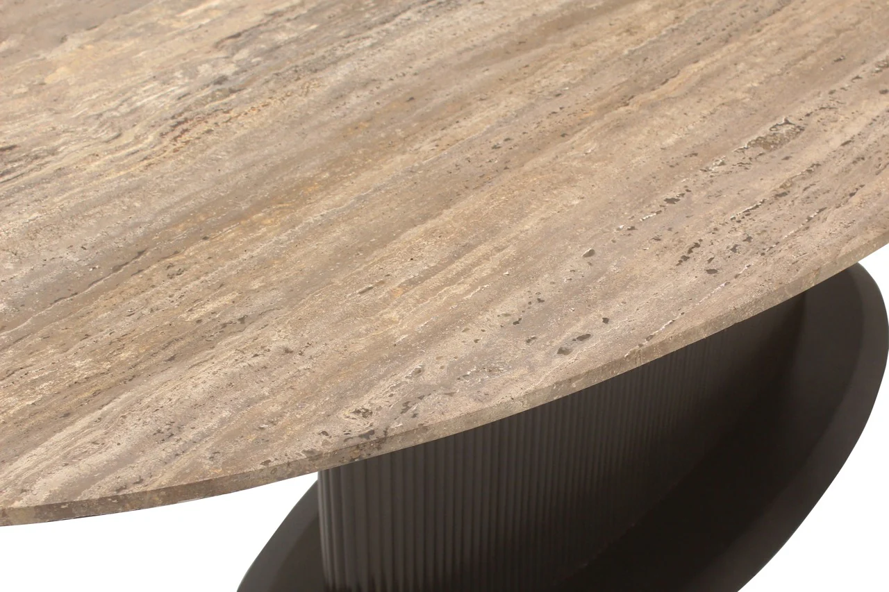 Richmond Interiors Russo Oval Dining Table - 235cm - Image 6