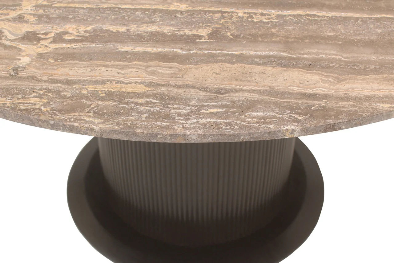 Richmond Interiors Russo Round Dining Table - 140cm - Image 3
