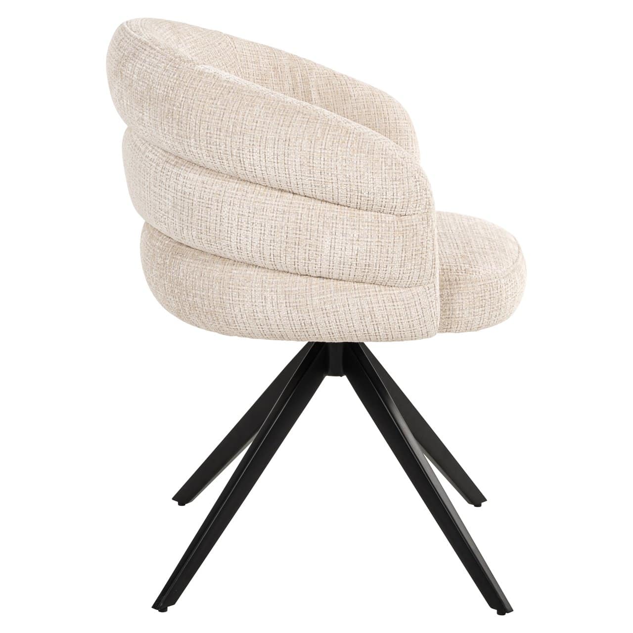 Richmond Interiors Serenity Swivel Chair – Niagara Beige - Image 3