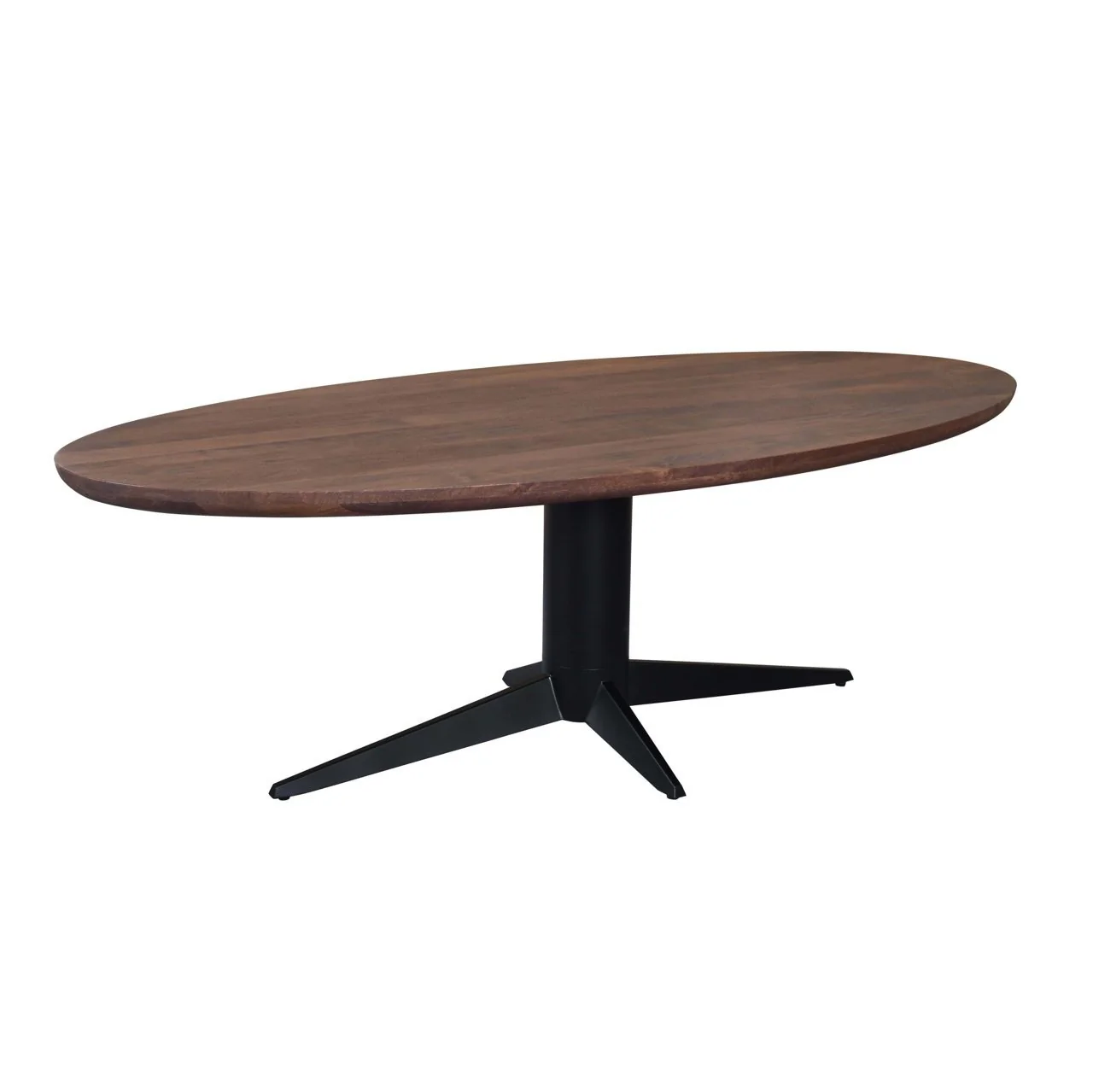 Richmond Interiors Stafford Oval Dining Table – Spice Brown – 230cm - Image 2