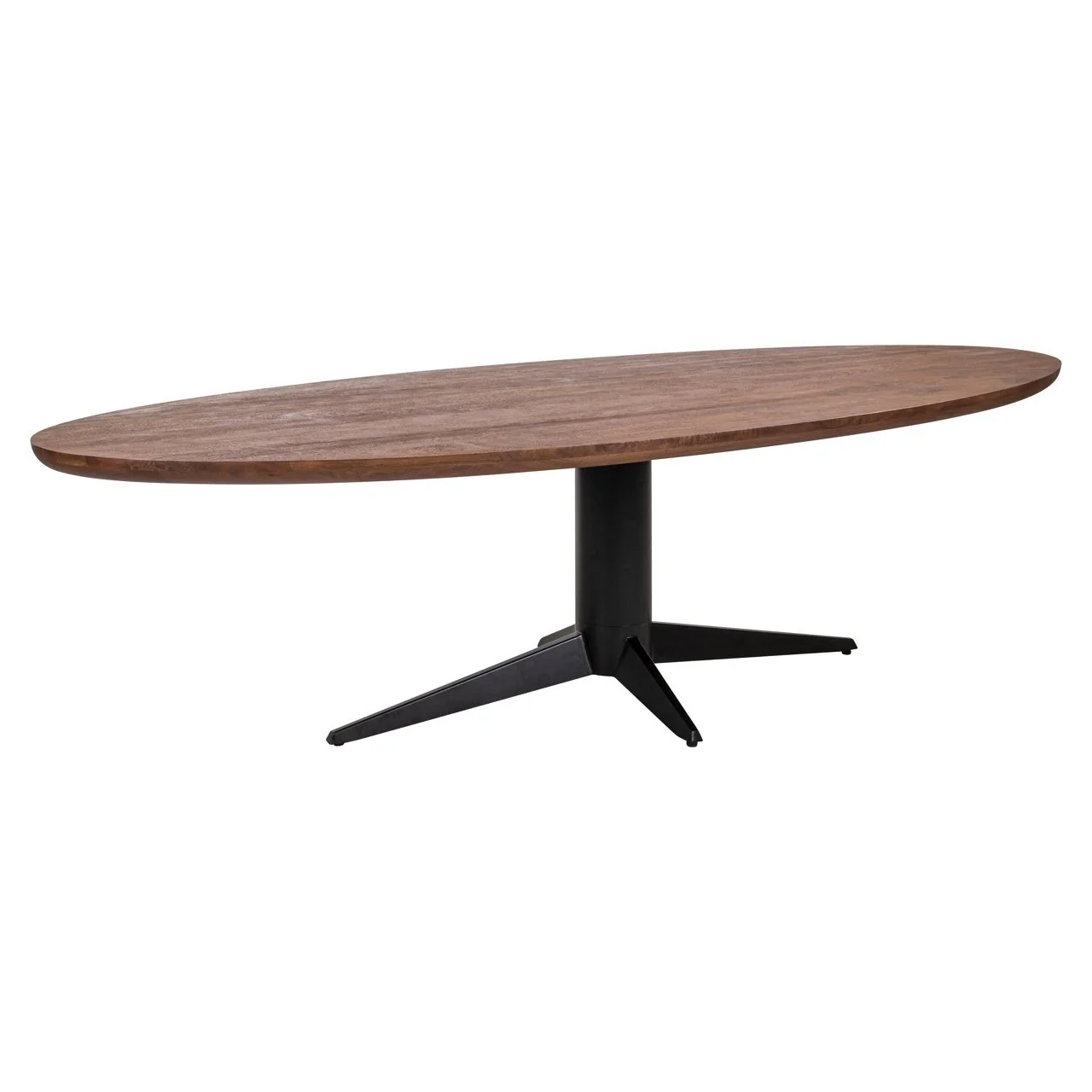 Richmond Interiors Stafford Oval Dining Table – Spice Brown – 280cm - Image 2