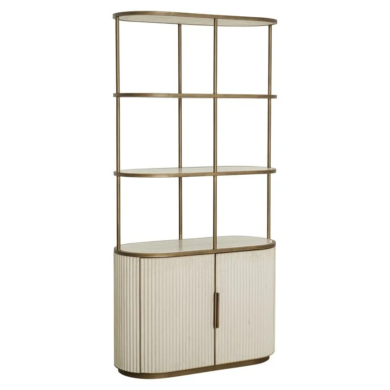 Richmond Interiors Tivoli Display Cabinet – 2 Doors and 3 Shelves – Open Box Return - Image 2