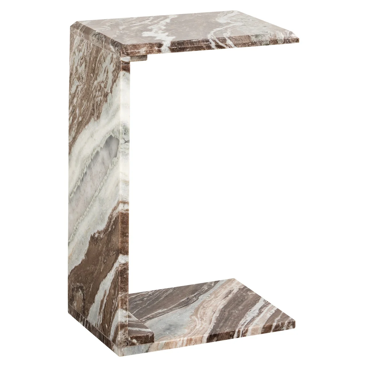 Richmond Interiors Tovek Side Table – Blush Beige – Open Box Return