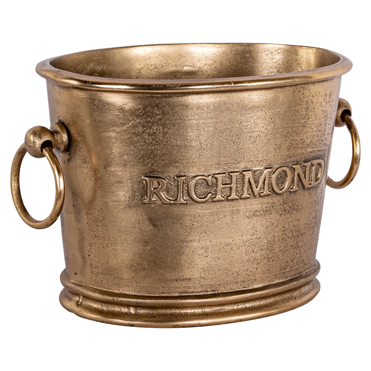 Richmond Interiors Vinova Wine Cooler - Antique Brass - Image 2