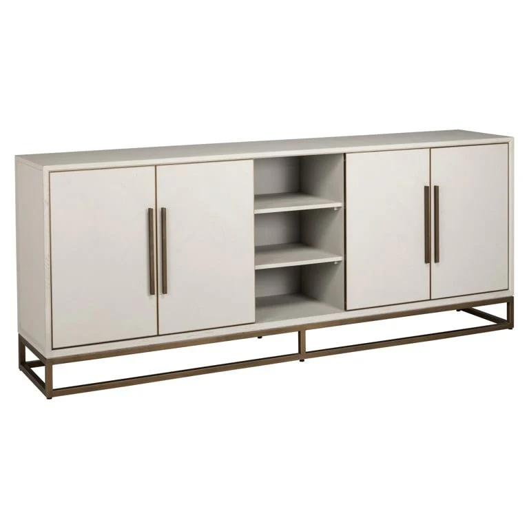 Richmond Interiors Whitebone Sideboard – 4 Doors - Image 2