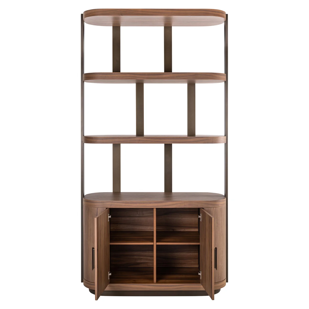Richmond Interiors Windsor Display Cabinet – Walnut - Image 4