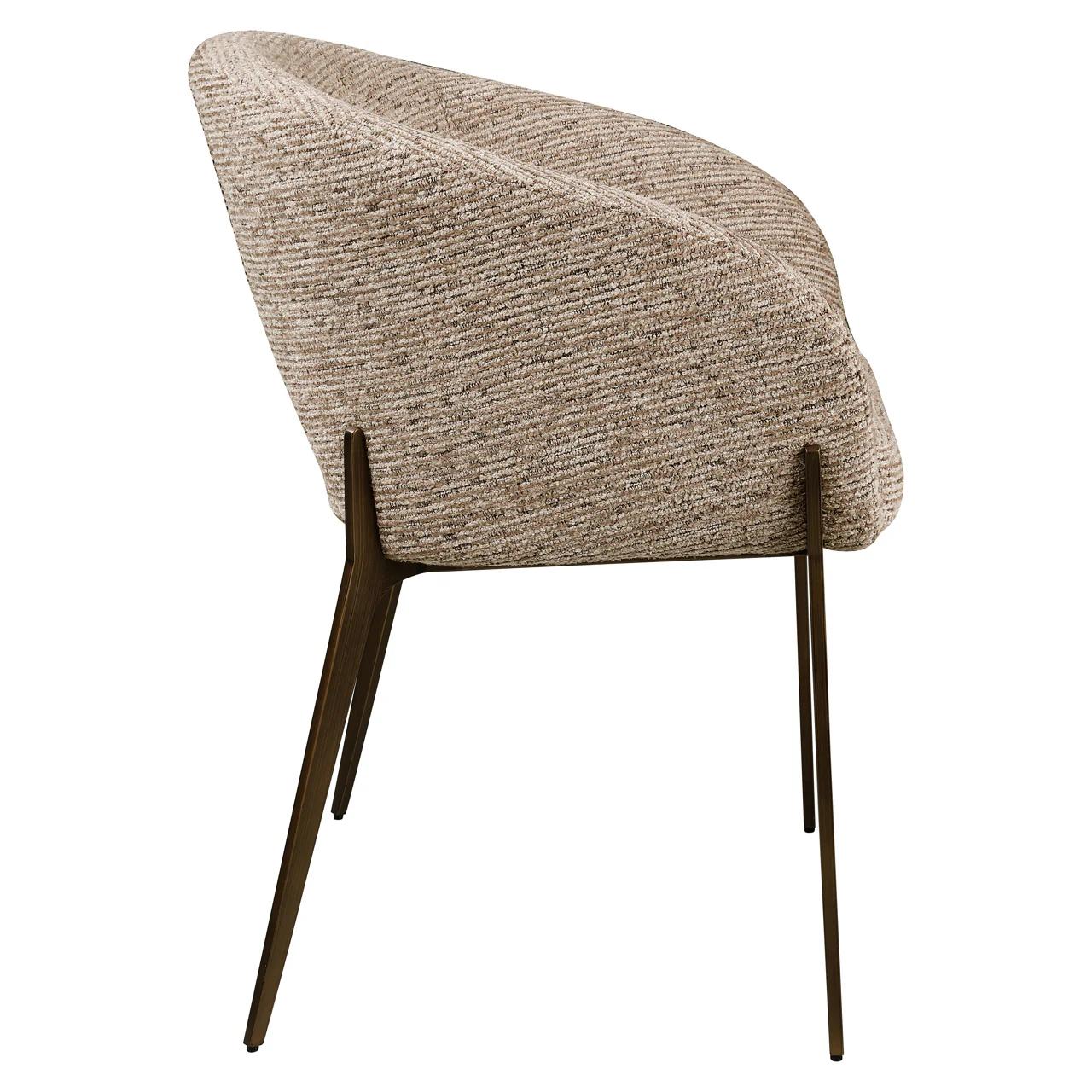 Richmond Kenzi Dining Chair – Mocca Linear - Image 3