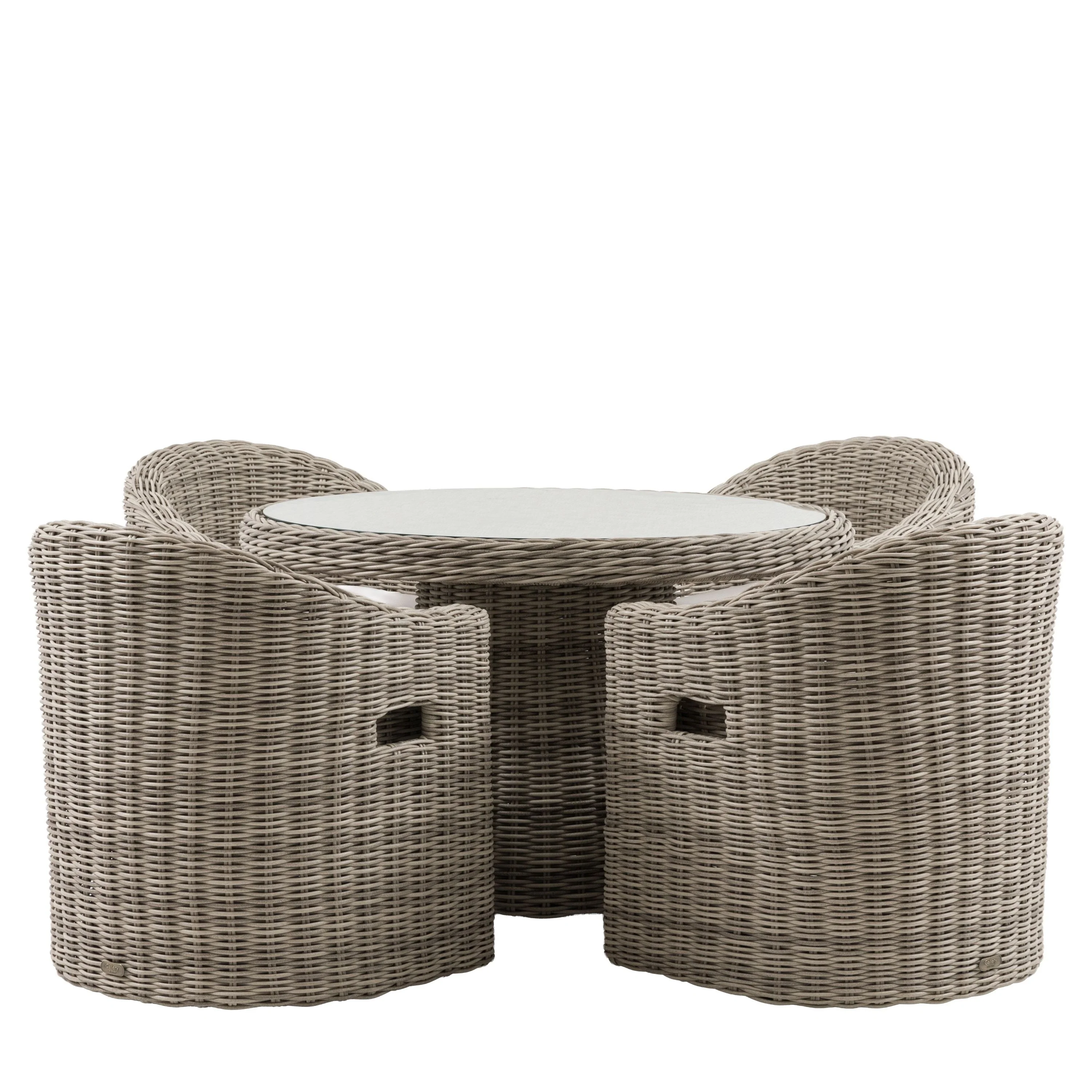 Riviera Outdoor Dining Set - 4 Seater - Image 2