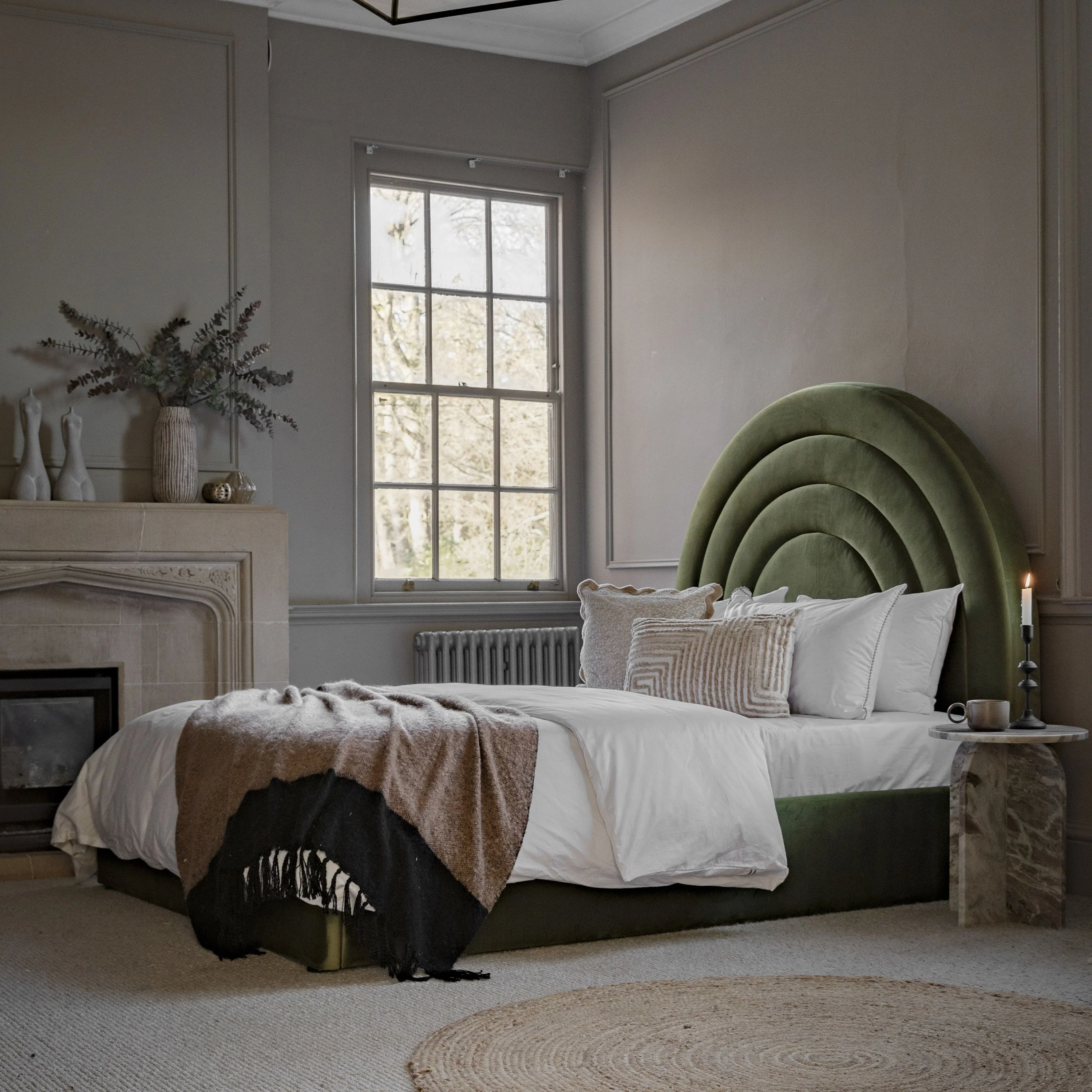Roland Bed – Olive Green - Image 3