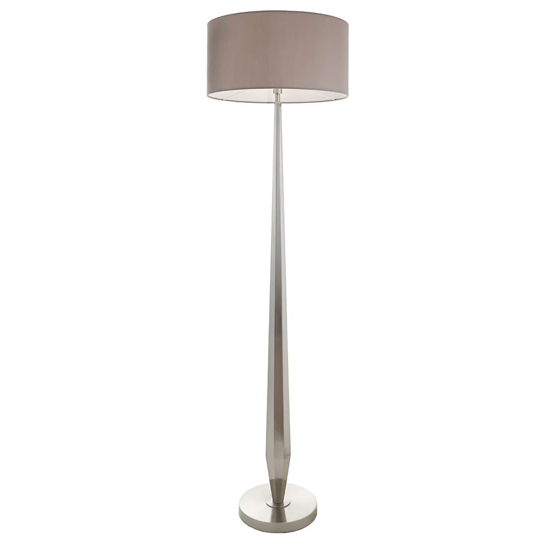 RV Astley Aisone Floor Lamp – Brushed Nickel