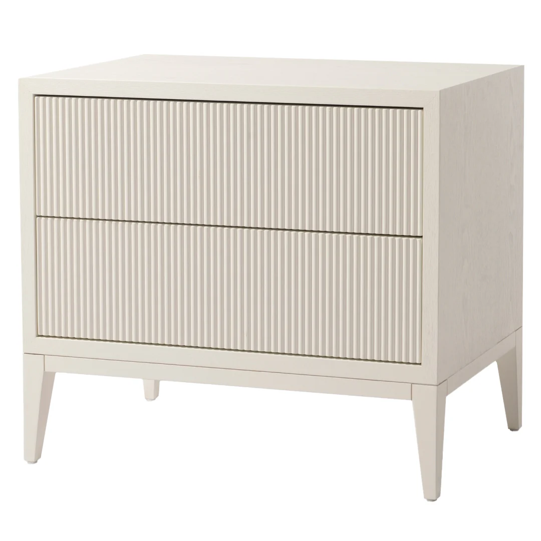 RV Astley Amur Wide Bedside – White