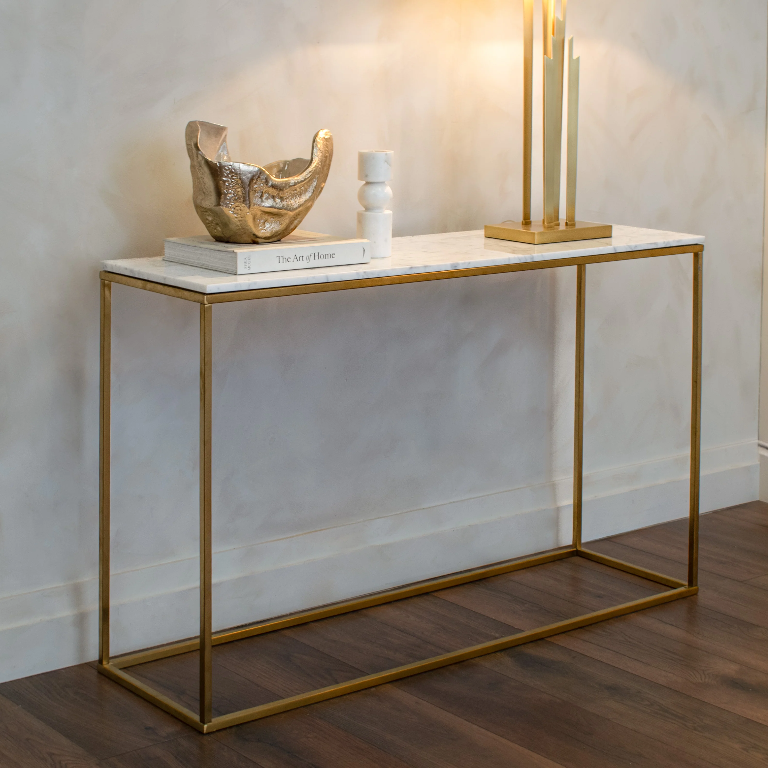 RV Astley Faceby Console Table – Gold - Image 2
