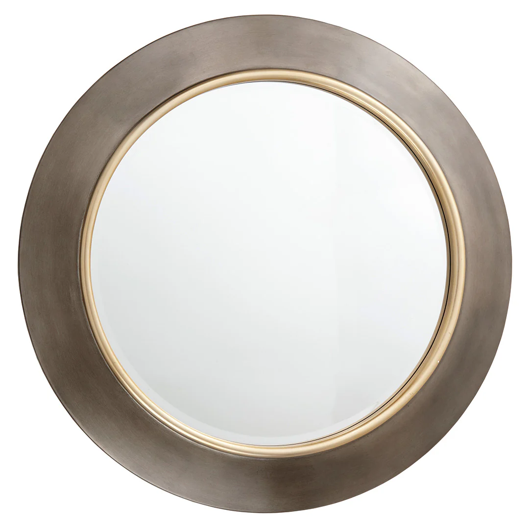 RV Astley Guido Mirror – Brushed Antique Brass