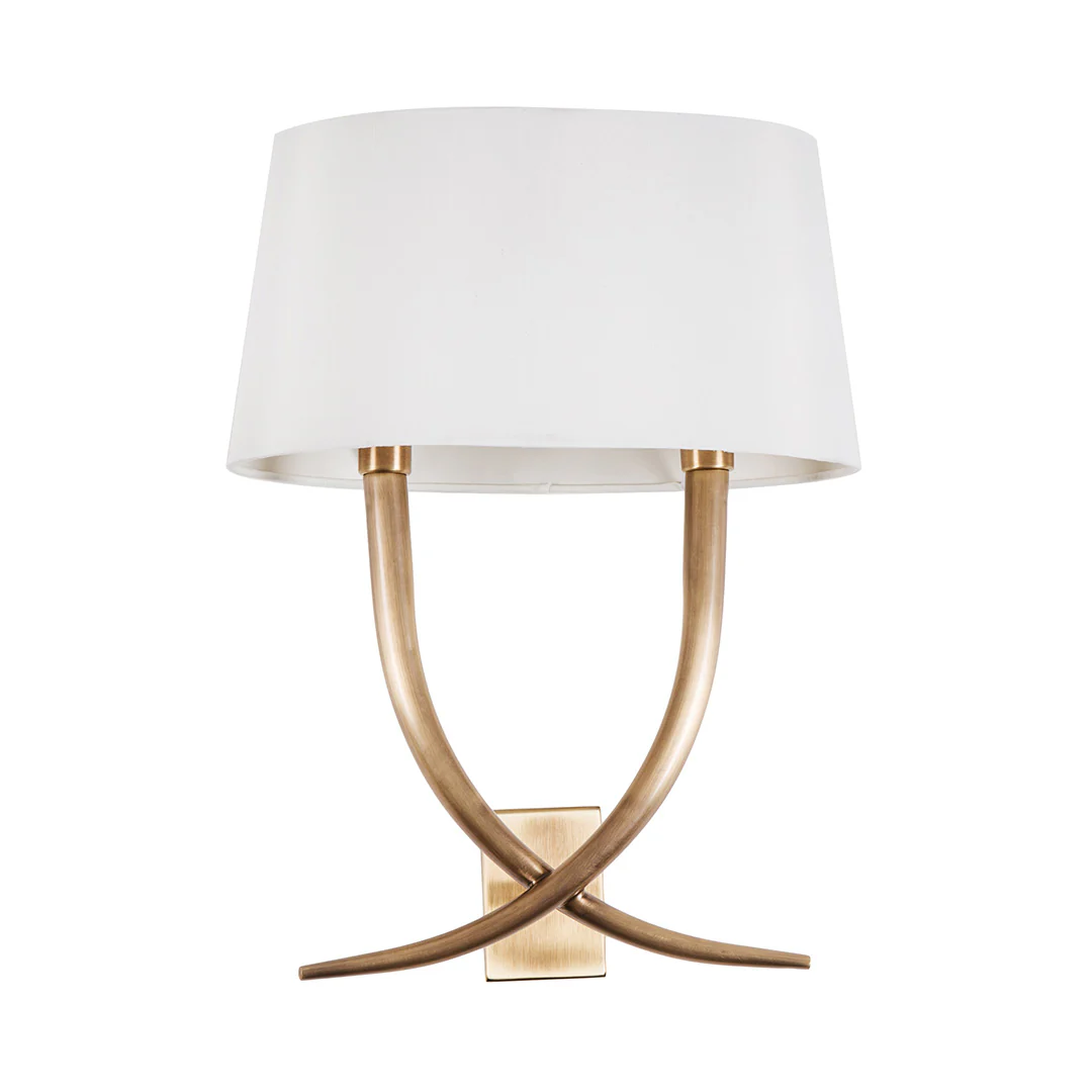 RV Astley Iva Wall Lamp – Antique Brass