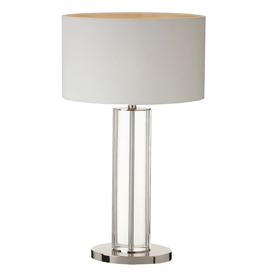 RV Astley Lisle Tall Table Lamp – Nickel