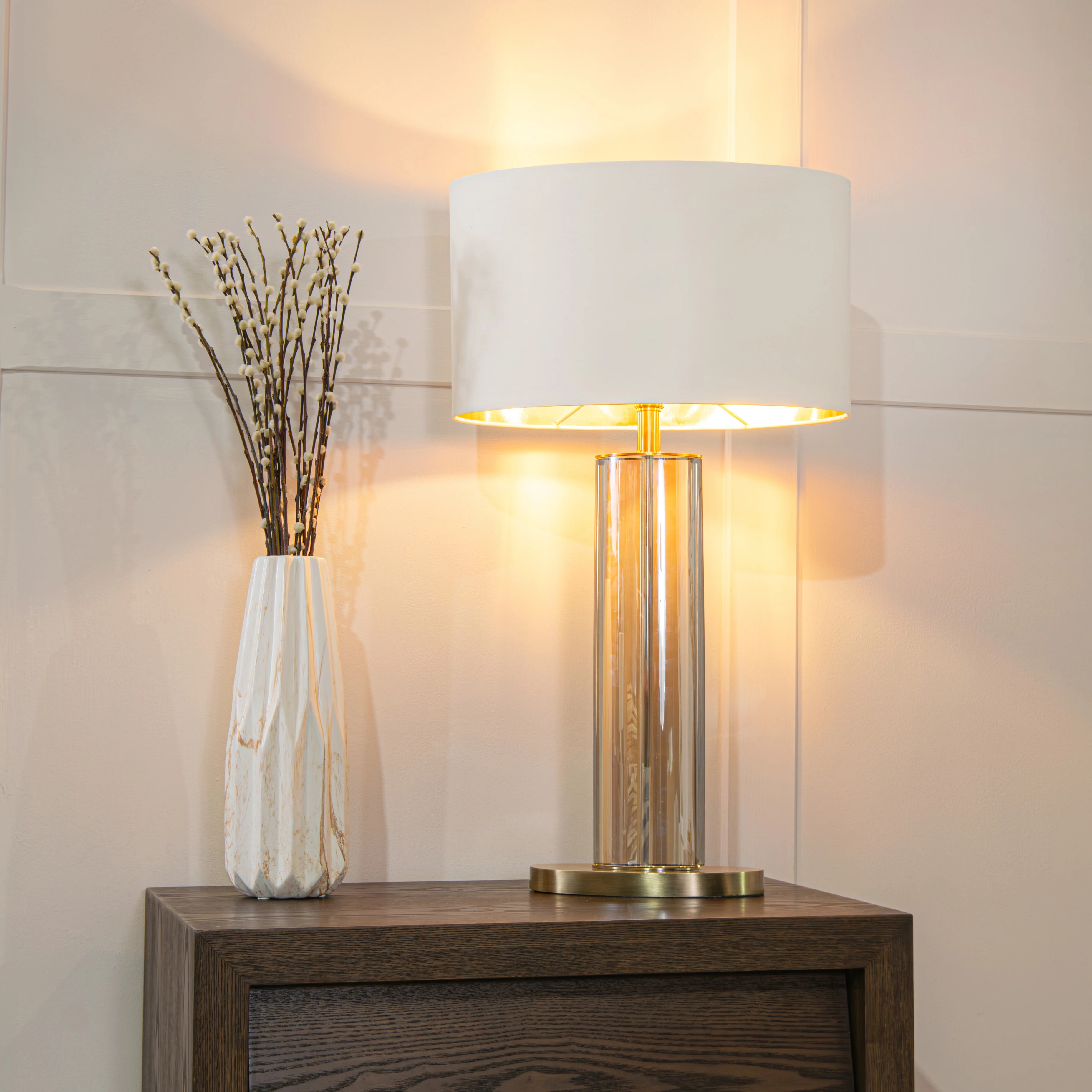 RV Astley Lisle Tall Table Lamp – Cognac - Image 2