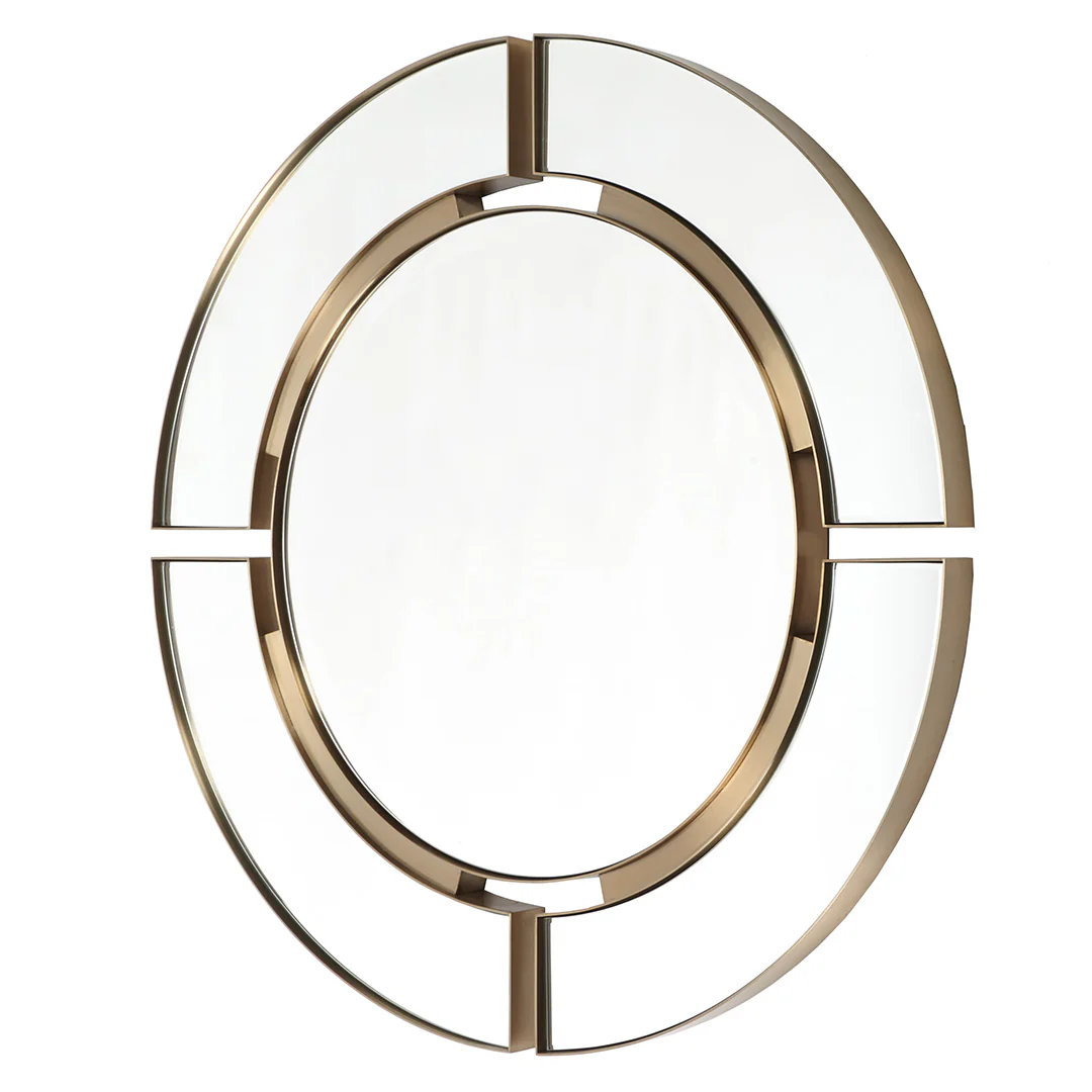 RV Astley Marcoles Mirror – Brushed Brass