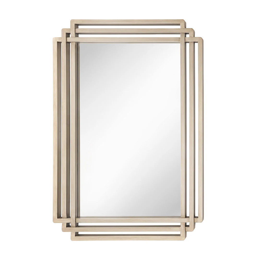 RV Astley Oswin Mirror – Champagne Silver