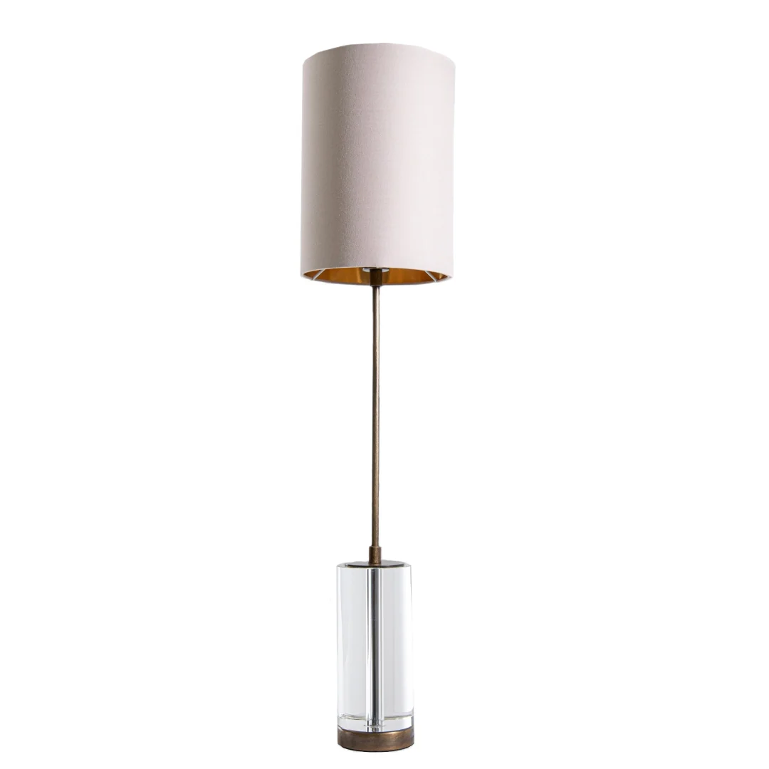 RV Astley Reno Table Lamp – Antique Brass – 80cm