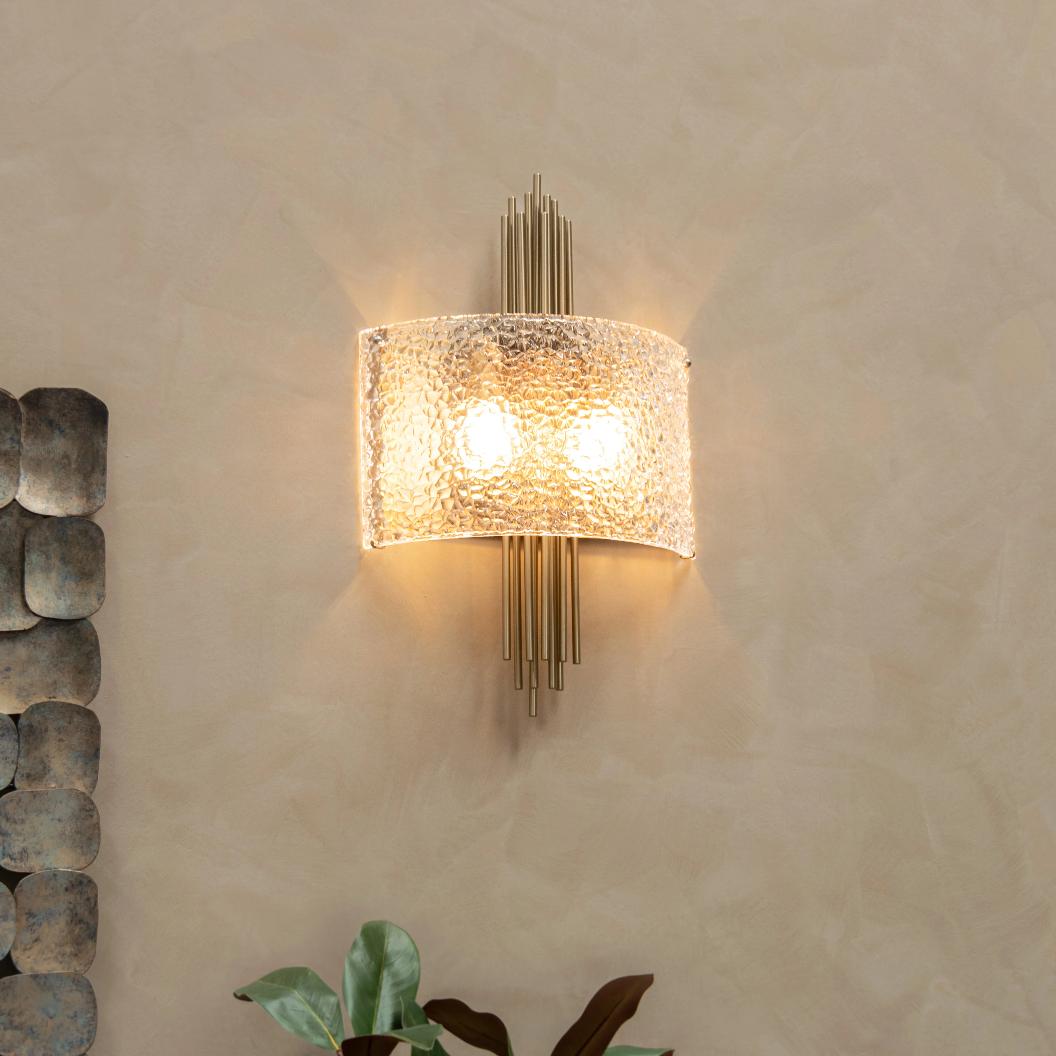 RV Astley Sidley Wall Lamp – Brushed Brass - Image 2