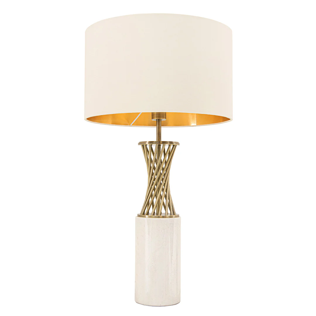 RV Astley Turia Table Lamp – White