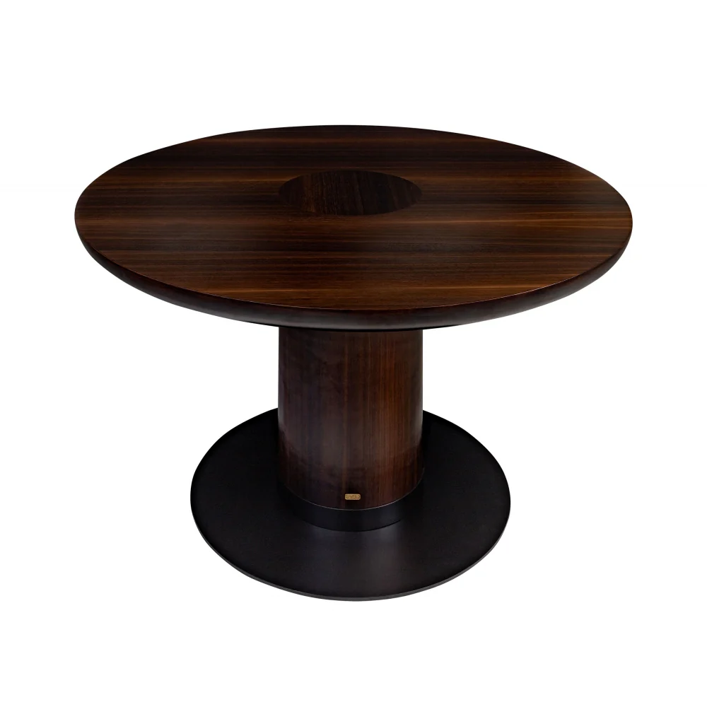 Sandringham Large Dining Table with Smoked Eucalyptus Veneer