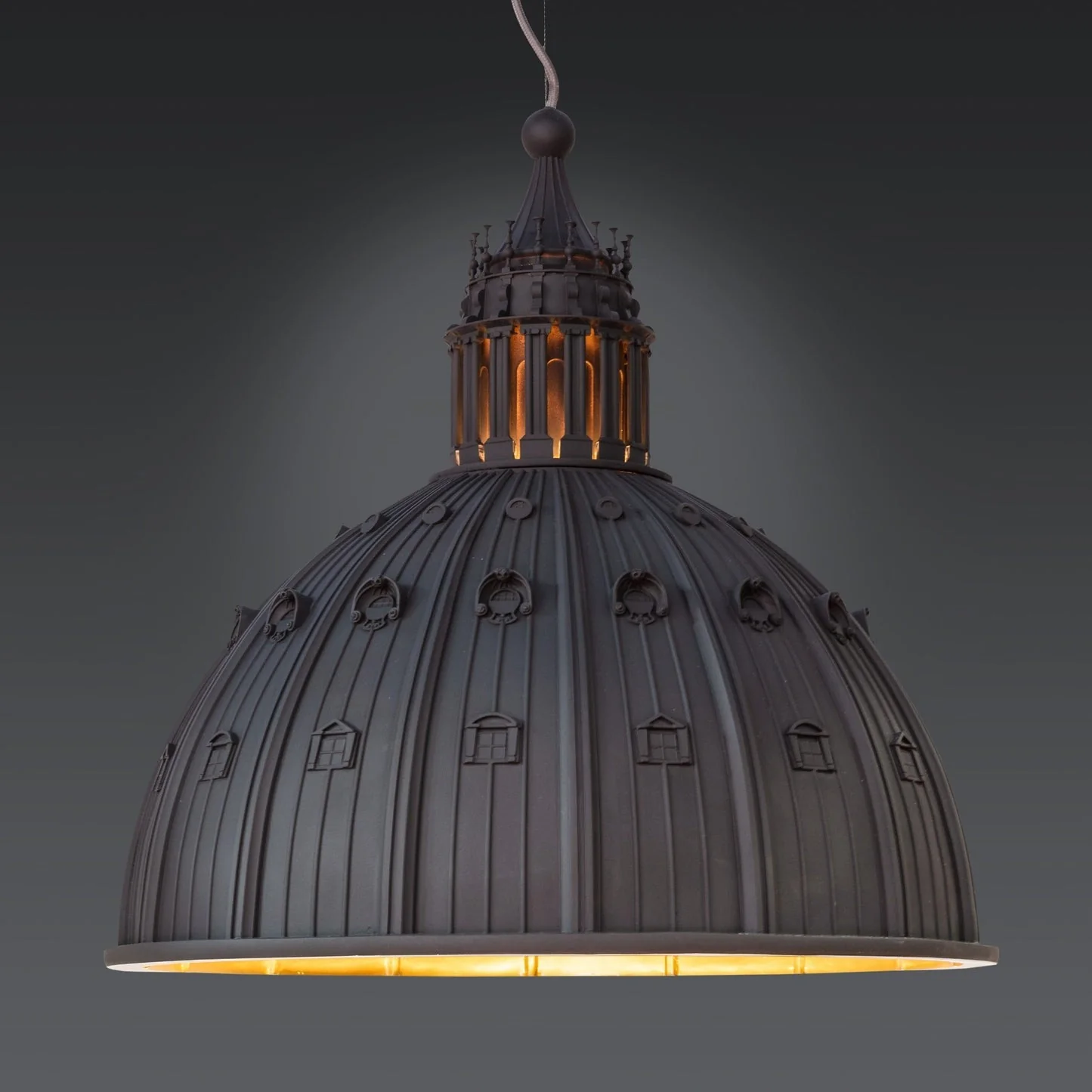 Seletti Cupolone Ceiling Light – Grey - Image 2