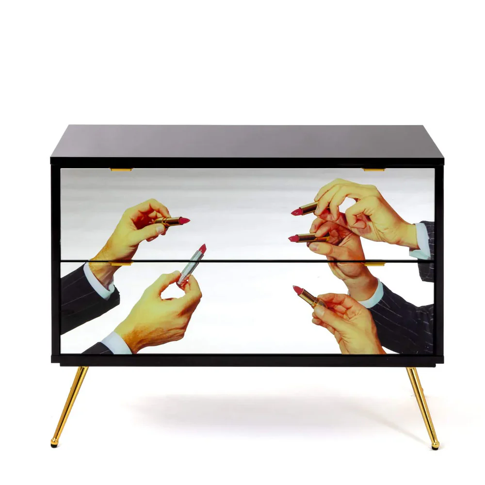 Seletti Lipstick Chest of Drawers – 2 Drawers