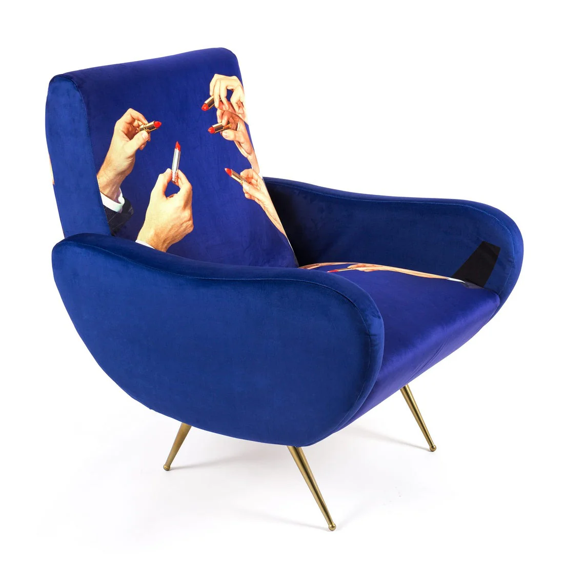 Seletti Lipstick Print Armchair - Image 2