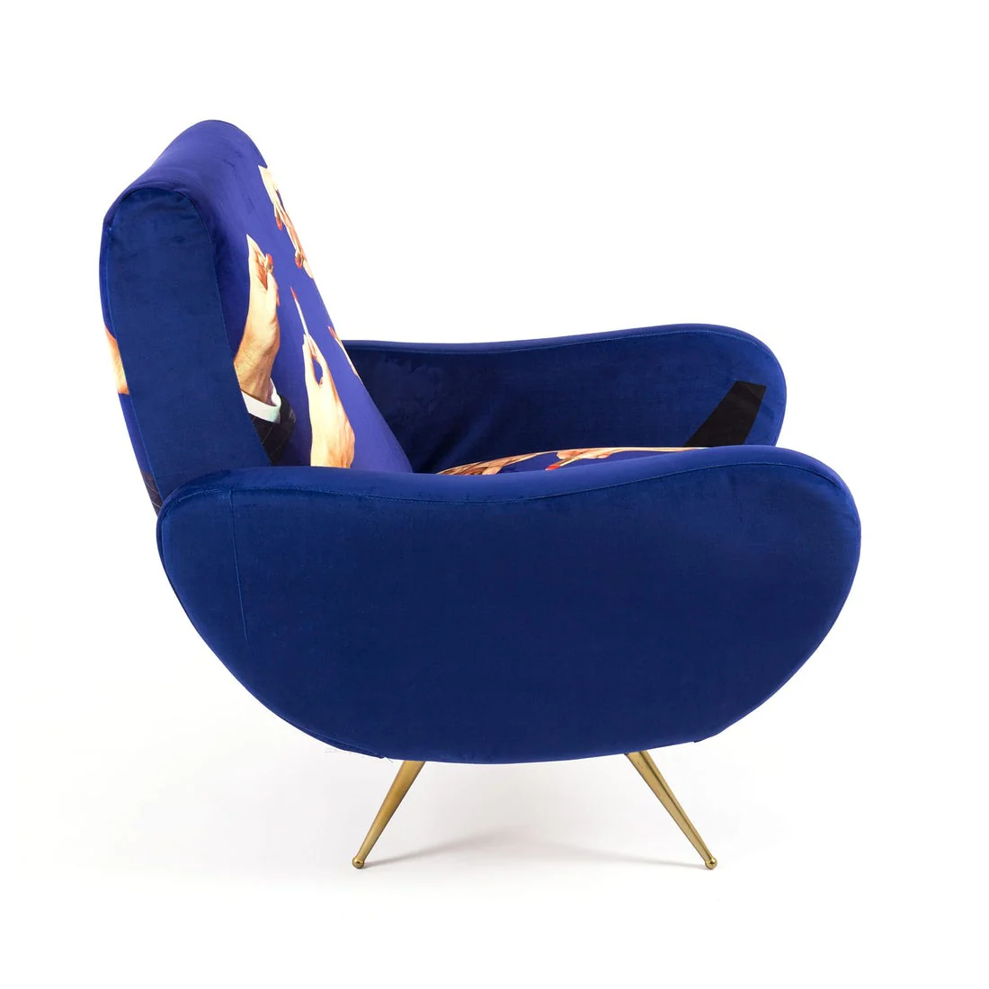 Seletti Lipstick Print Armchair - Image 4