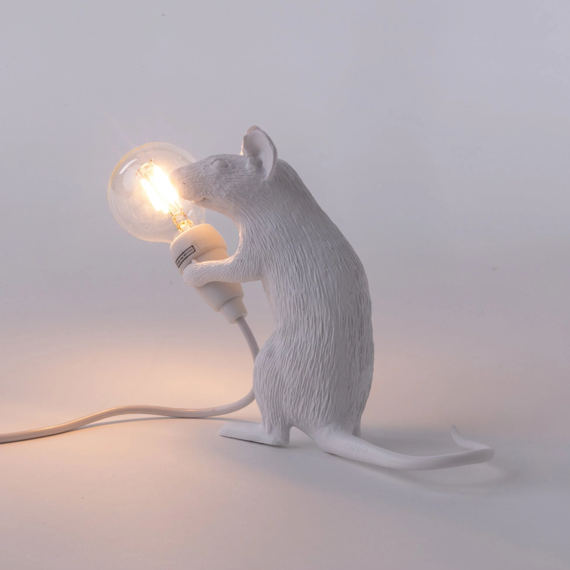 Seletti Mouse Lamp Mac – White - Image 2