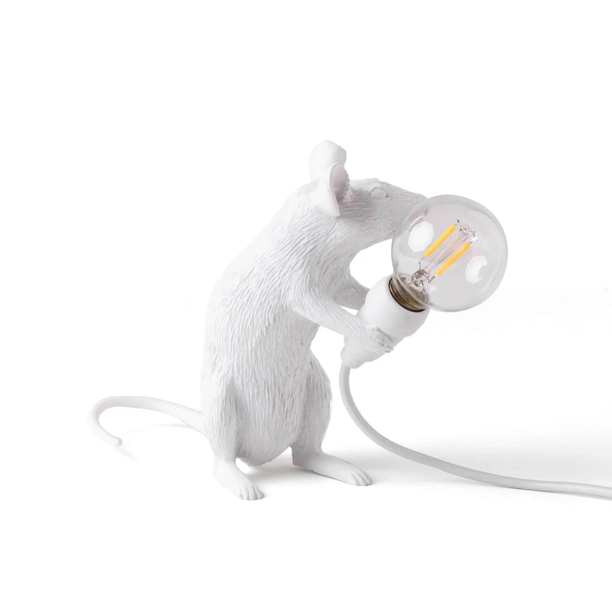 Seletti Mouse Lamp Mac – White - Image 3