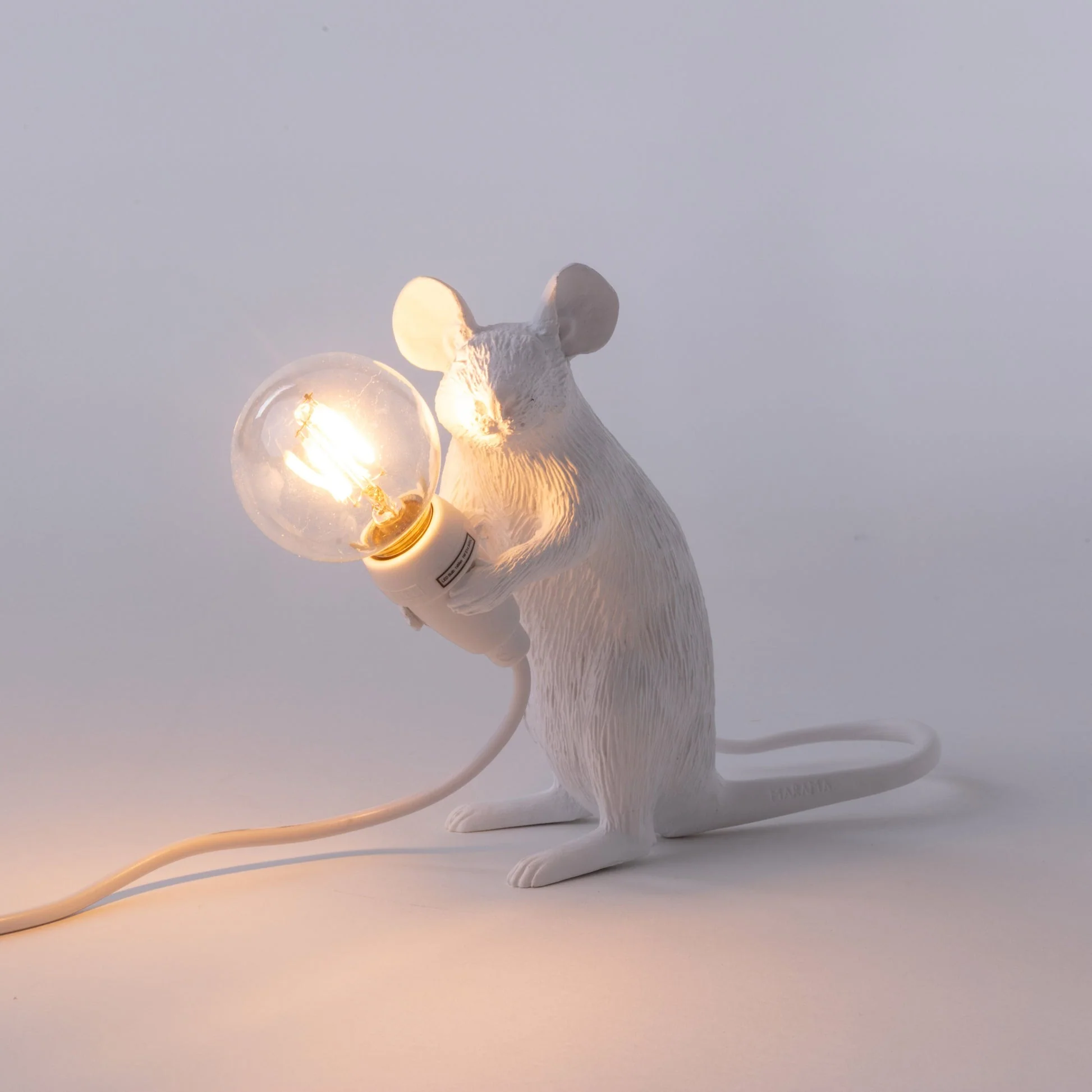 Seletti Mouse Lamp Mac – White - Image 4
